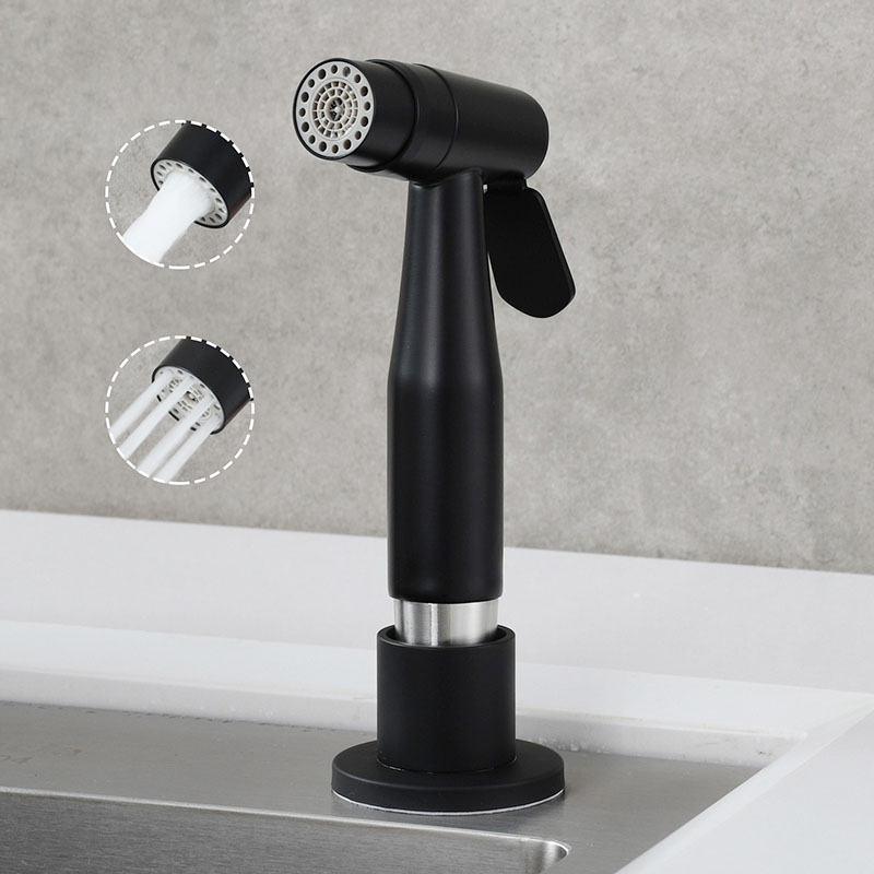 Basin Mixer Tap - 304 Stainless Steel Black Kitchen Sink