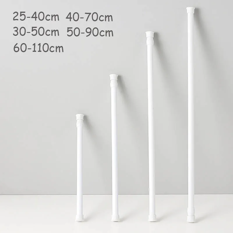 Home Bathroom Window - 25-110cm Spring Loaded Extendable Rod Multifunctional