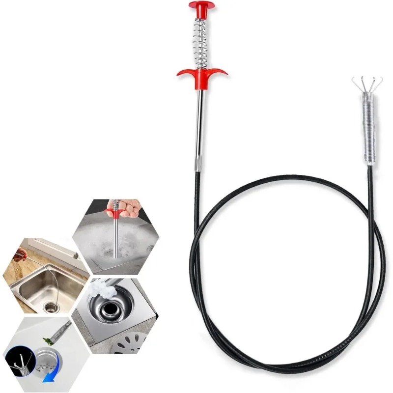 Plunger Toilet - 200/160/90/60cm Kitchen Sink Cleaning Pipe Plunger