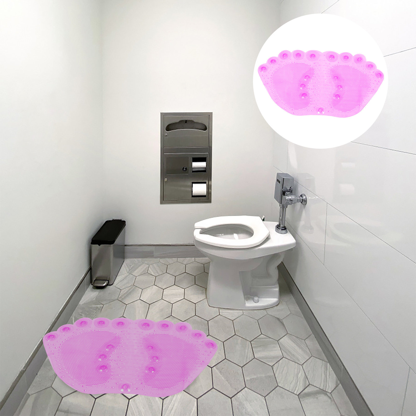 Home Bathroom Sauna - 1Pcs Massage Bathing Mat PVC Non-Skid