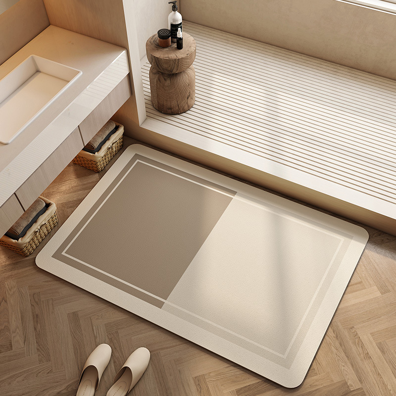 Zara Home Bathroom Rug - VIKAMA Wabi Sabi minimalist style carpet