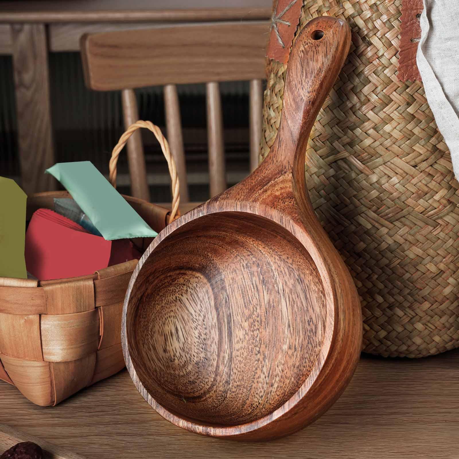 Home Bathroom Sauna - Wooden Sauna Ladle,Household Use Bath Water