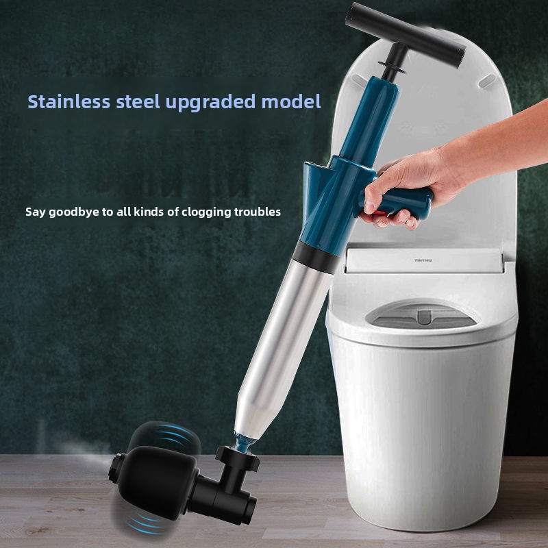 Plunger Toilet - High Pressure Air Drain Blaster Bathroom