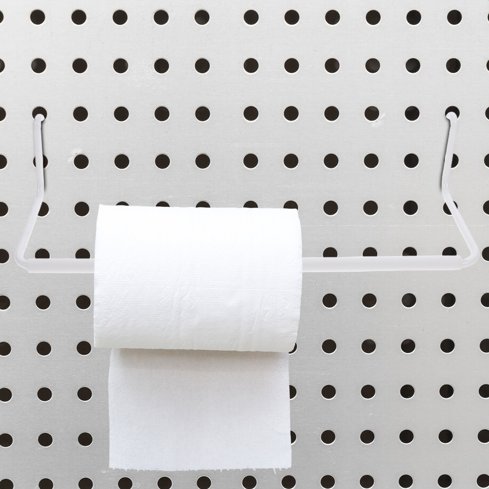 Home Bathroom Paper Towels - 2Pcs Pegboard Paper Towel Holder Stainless