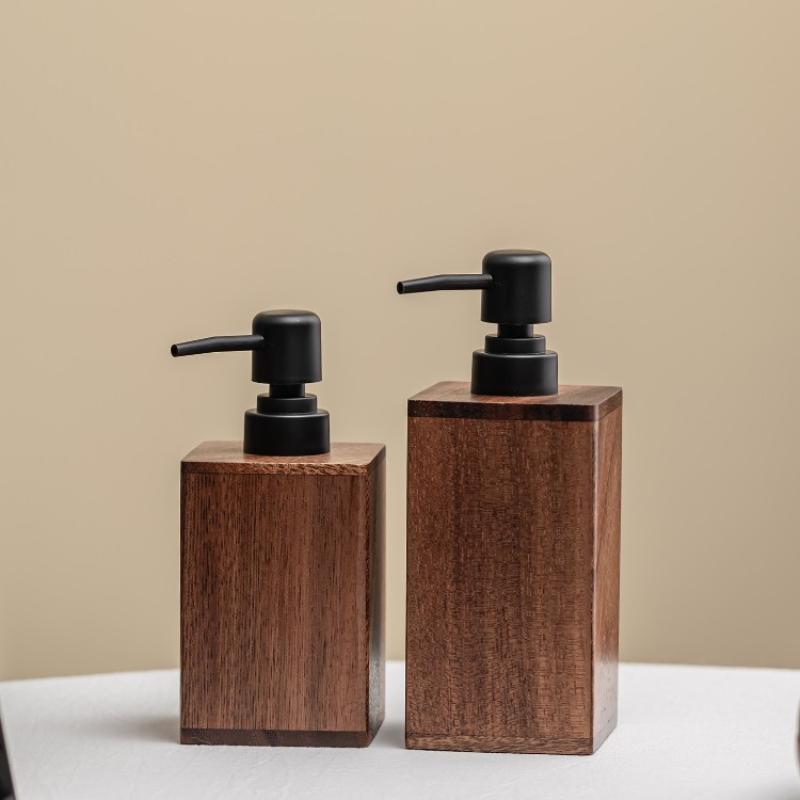 Jet Home Bathroom - Luxury Wooden Soap Dispenser Hand Sanitizer