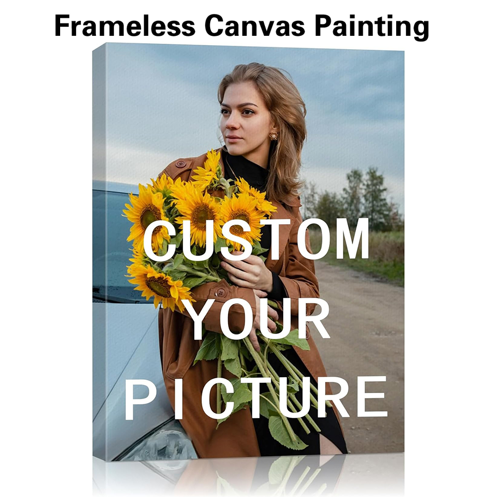 Home Bathroom Decor - 1pc Frameless Personalize Custom Photo portrait