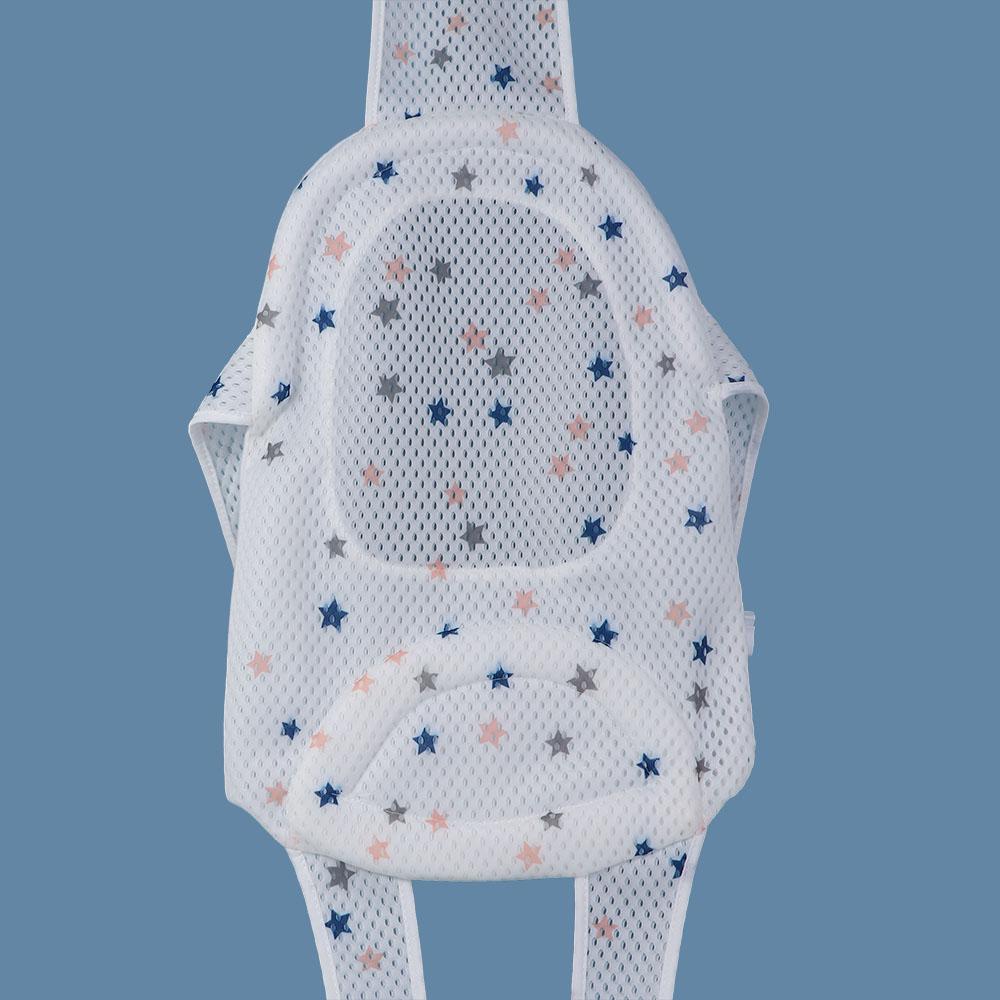 Non Slip Bath Mat - Foldable Net Cushion Non-slip Bathtub Seat