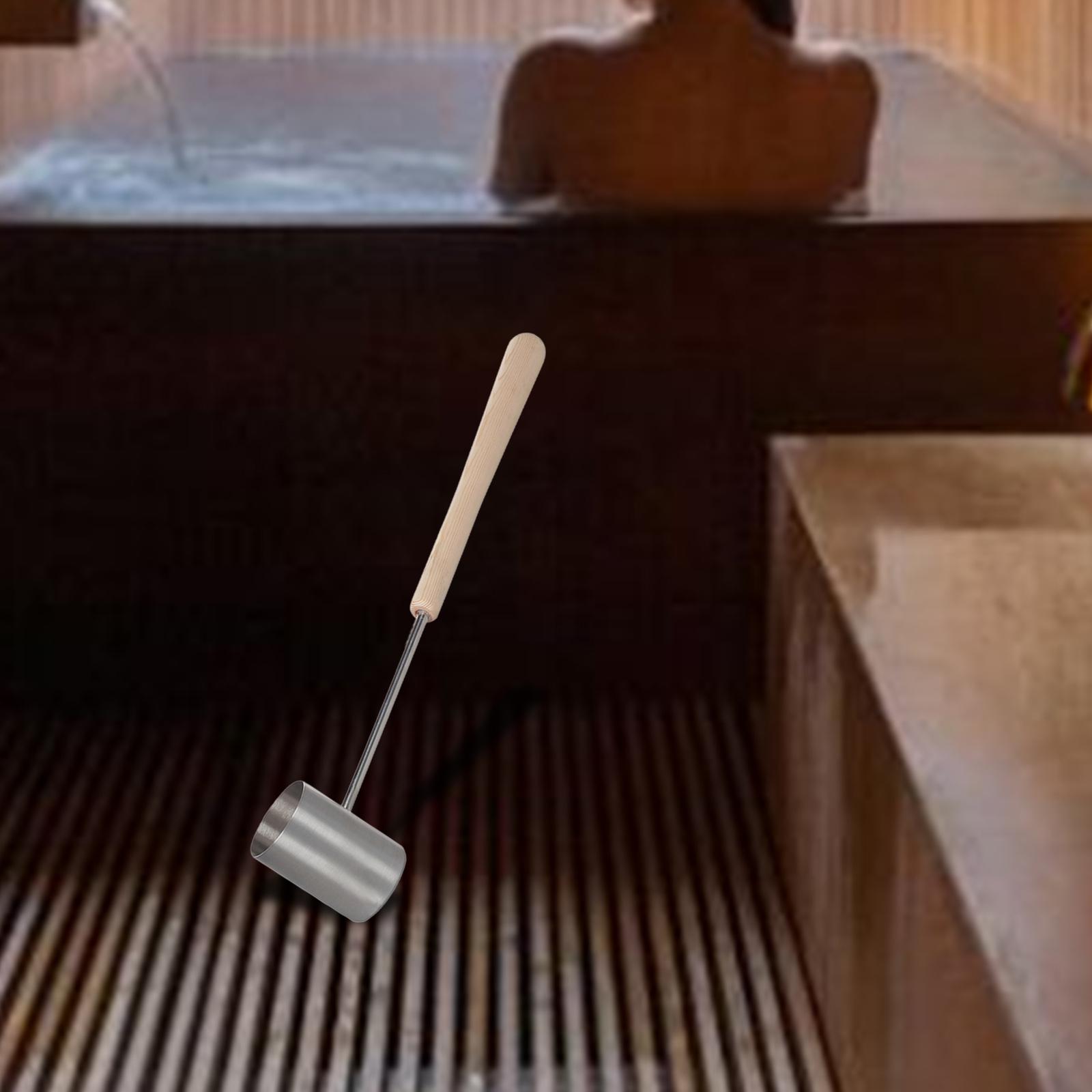 Home Bathroom Sauna - Sauna Ladle Water Dipper Ergonomic 275ml