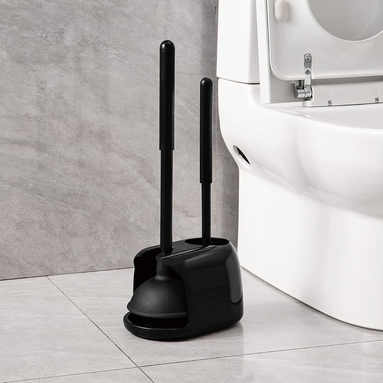 Plunger Toilet - 2 In 1 Toilet Brush And