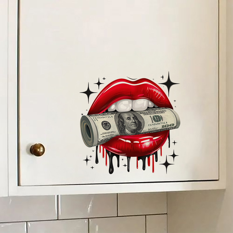 KT79# Wall Sticker Sexy Lips S - Home Bathroom Floor Tiles recension och pris