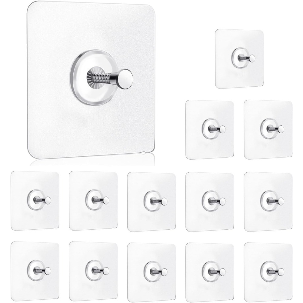 14 Pack Adhesive Wall Hooks No - Home Bathroom Decor recension och pris