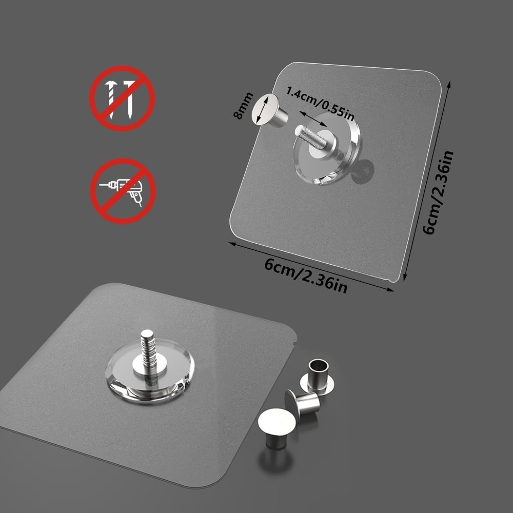 14 Pack Adhesive Wall Hooks No - Home Bathroom Decor recension och pris