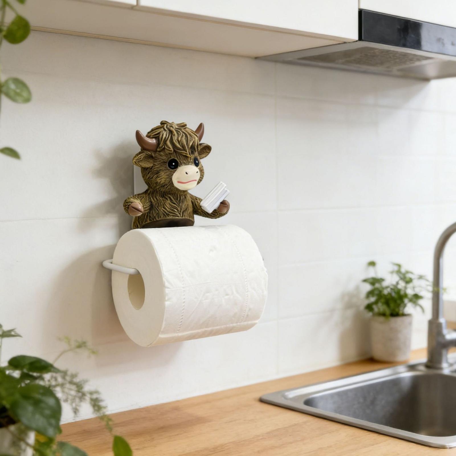 Mount Cow Stand Toilet Roll Ho - Home Bathroom Paper Towels recension och pris