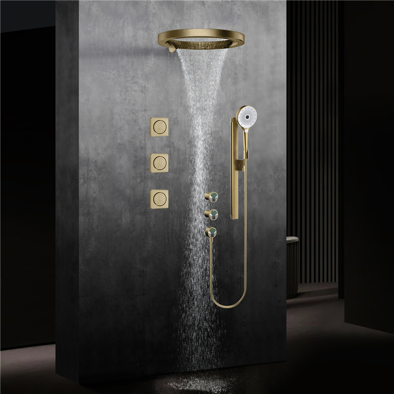 Beyoon Brass Brushed Gold Trip - Shower Head Rain recension och pris