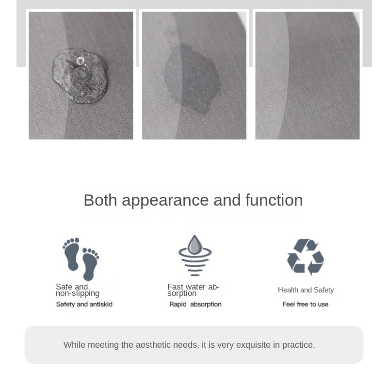 Super Absorbent Non-slip Bathr - Zara Home Bathroom Rug recension och pris