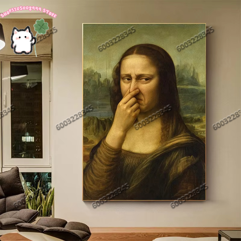 1PC Funny Art Posters Funny Ce - Home Bathroom Pictures recension och pris