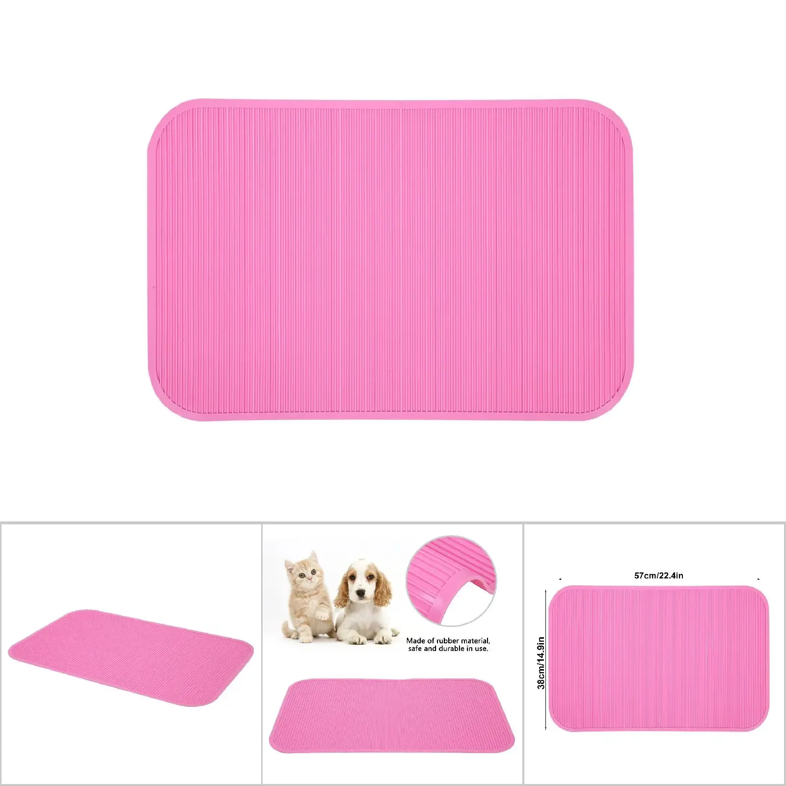 Non-Slip Rubber Pets Mat For P - Non Slip Bath Mat recension och pris