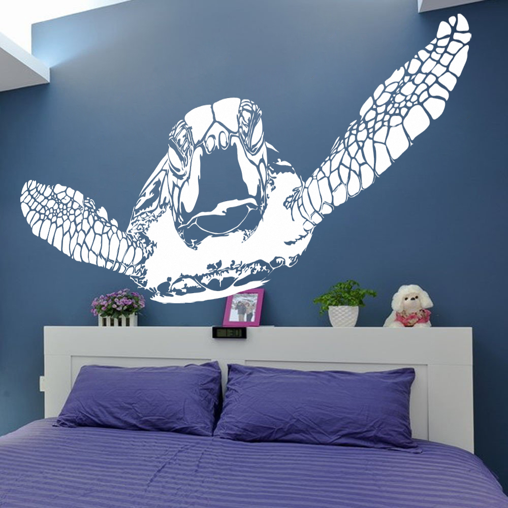 Huge Sea Turtle Ocean Animal W - Home Bathroom Floor Tiles recension och pris