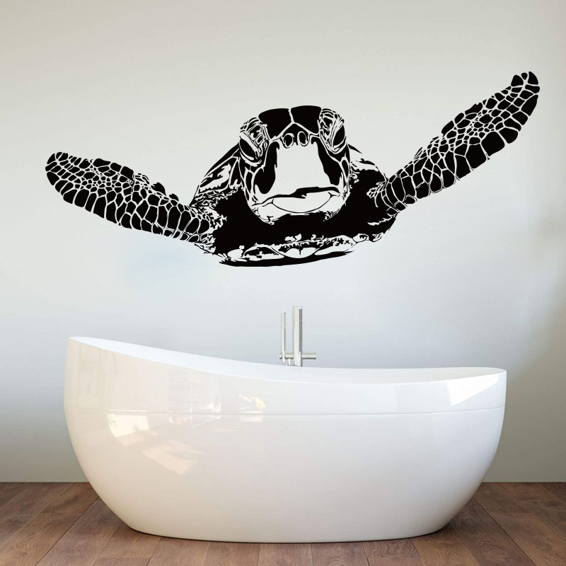Huge Sea Turtle Ocean Animal W - Home Bathroom Floor Tiles recension och pris