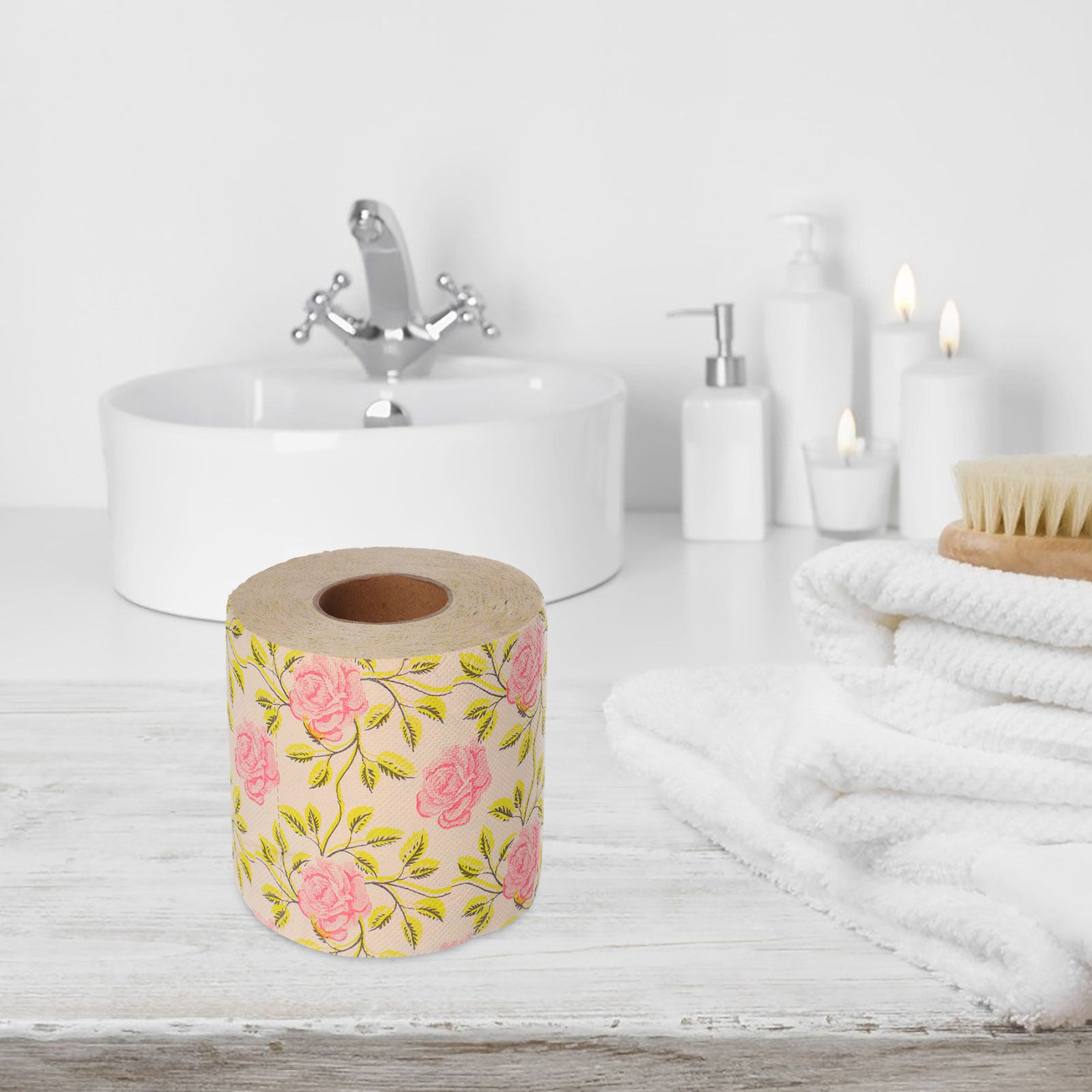 Funny Toilet Paper Roll with C - Home Bathroom Decor recension och pris