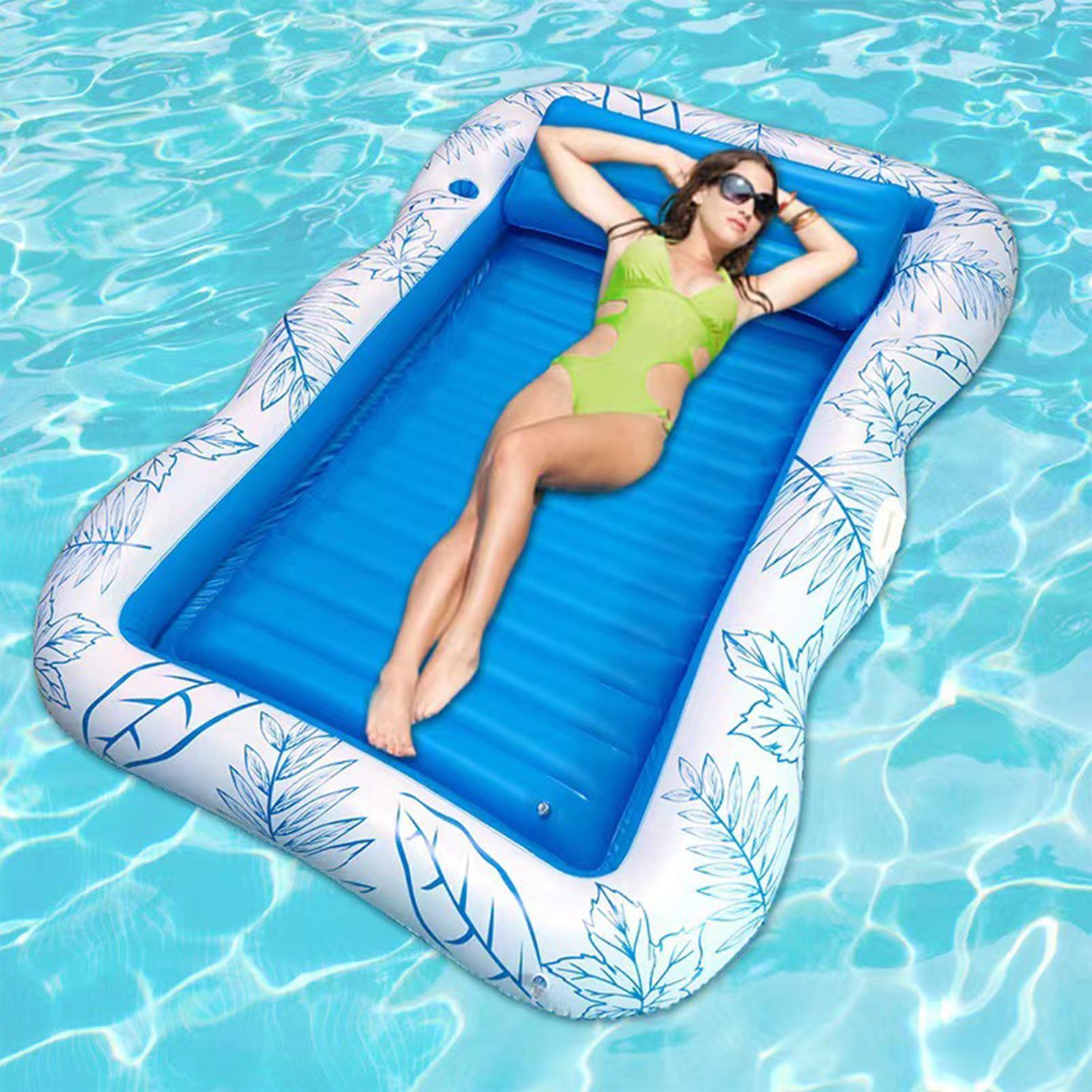 Inflatable Tanning Pool Blow u - Bathtub Pillow Inflatable recension och pris