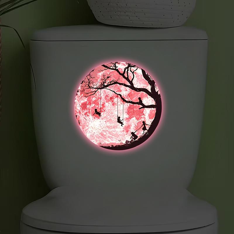 Glow in the Dark Mandala Toile - Jet Home Bathroom recension och pris