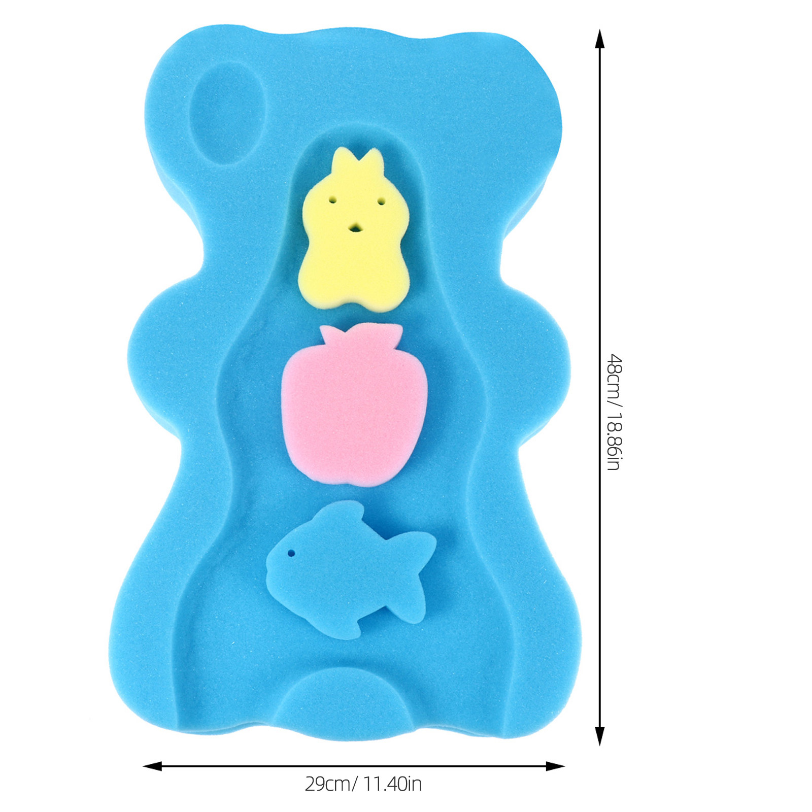 Baby Bath Sponge Infant Bath C - Non Slip Bath Mat recension och pris