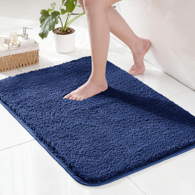 VIKAMA Multi Size Navy Blue Ba - Zara Home Bathroom Rug recension och pris