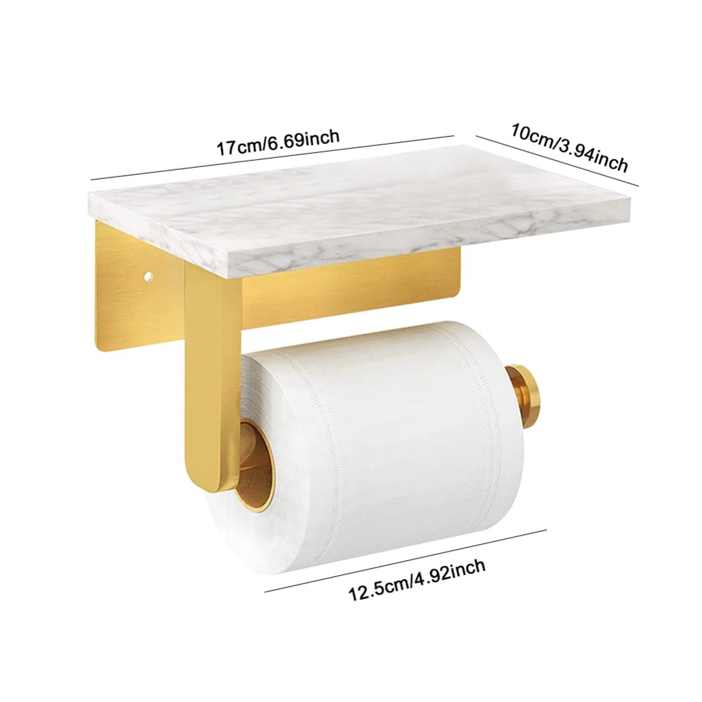 Marble Paper Storage Rack Meta - Home Bathroom Paper Towel Dispenser recension och pris