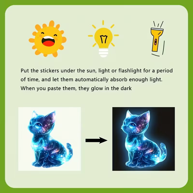 Glow-In-The-Dark Switch Sticke - Jet Home Bathroom recension och pris