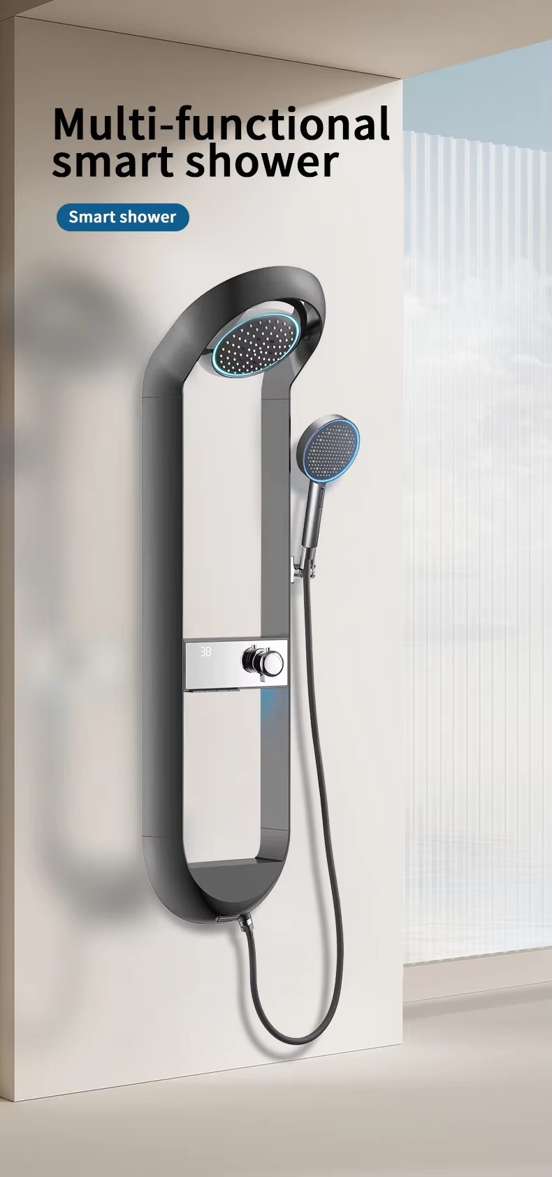 Single Handle Smart Thermostat - Jet Home Bathroom recension och pris