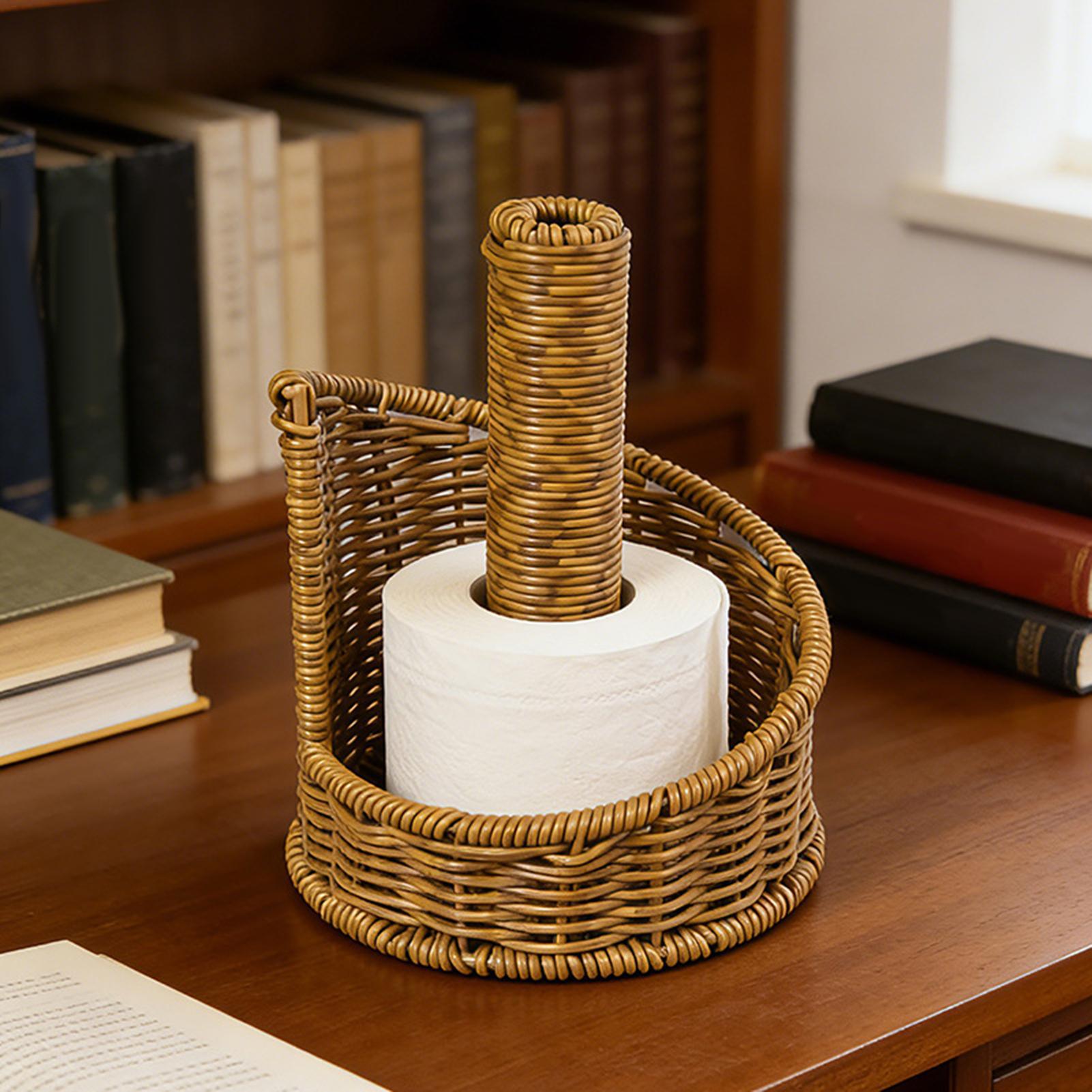 Farmhouse Toilet Paper Holder  - Home Bathroom Paper Towel Dispenser recension och pris