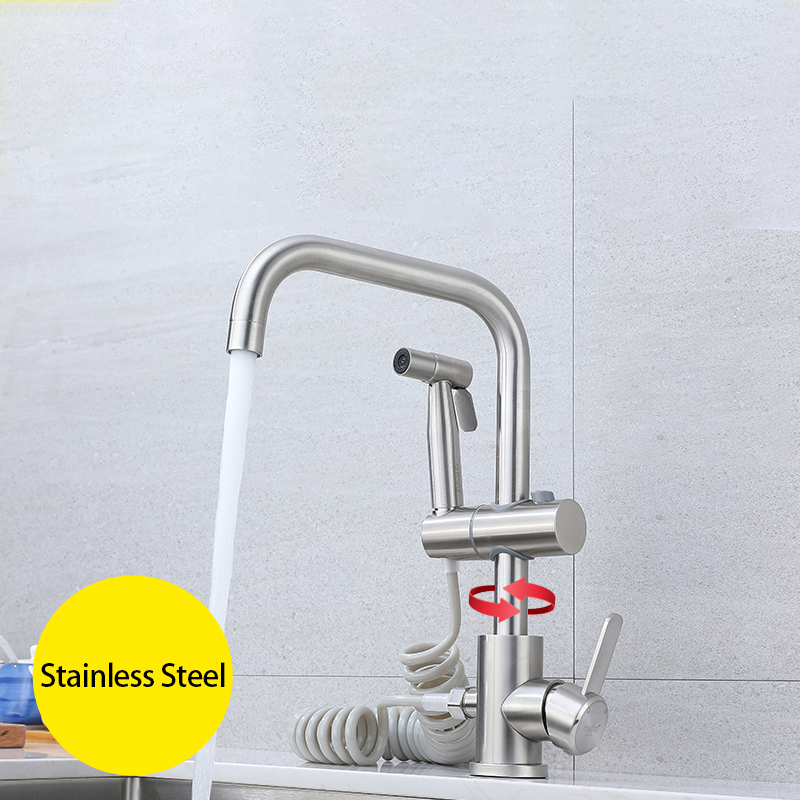 Stainless Steel Kitchen Faucet - Basin Mixer Tap recension och pris
