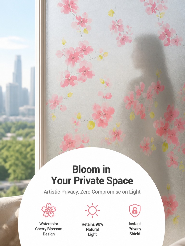 Frosted Privacy Window Film Tr - Home Bathroom Window recension och pris