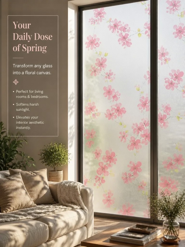 Frosted Privacy Window Film Tr - Home Bathroom Window recension och pris