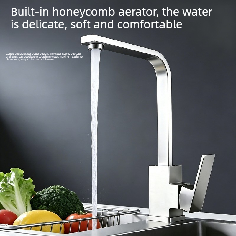 304 Stainless Steel Kitchen Fa - Basin Mixer Tap recension och pris
