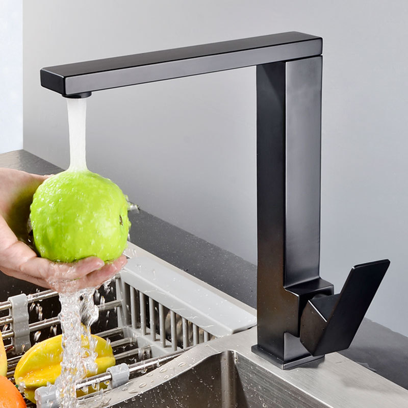 Kitchen Sink Faucet Square Rot - Basin Mixer Tap recension och pris