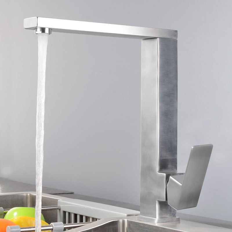 Kitchen Sink Faucet Square Rot - Basin Mixer Tap recension och pris