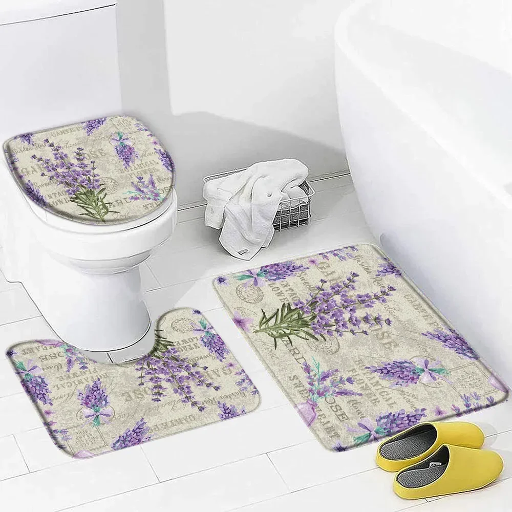 Purple Lavender Bath Mat Set N - Zara Home Bathroom Rug recension och pris