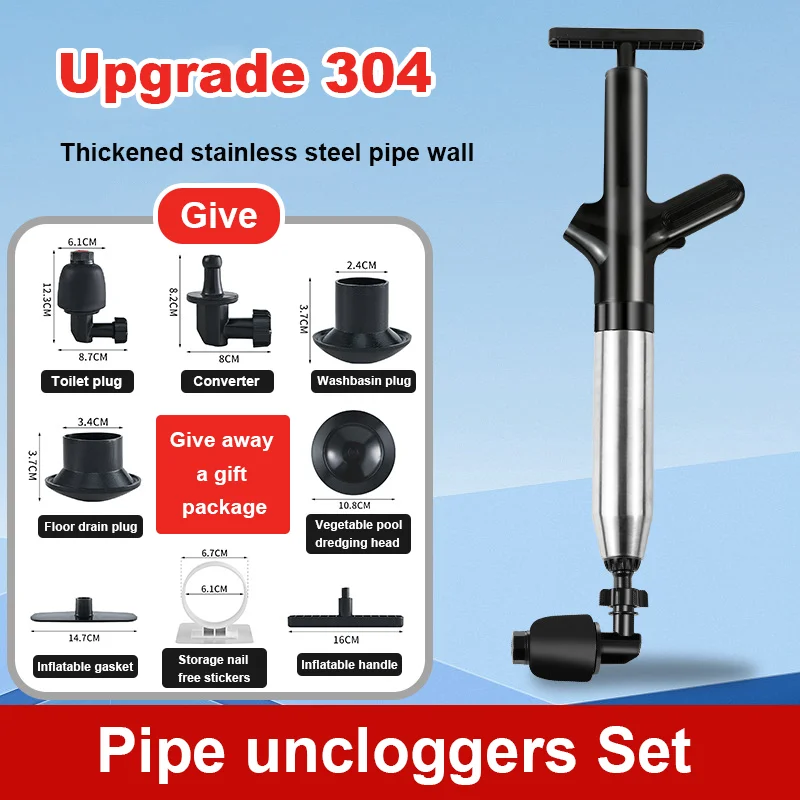 High Pressure Air Drain Blaste - Plunger Toilet recension och pris
