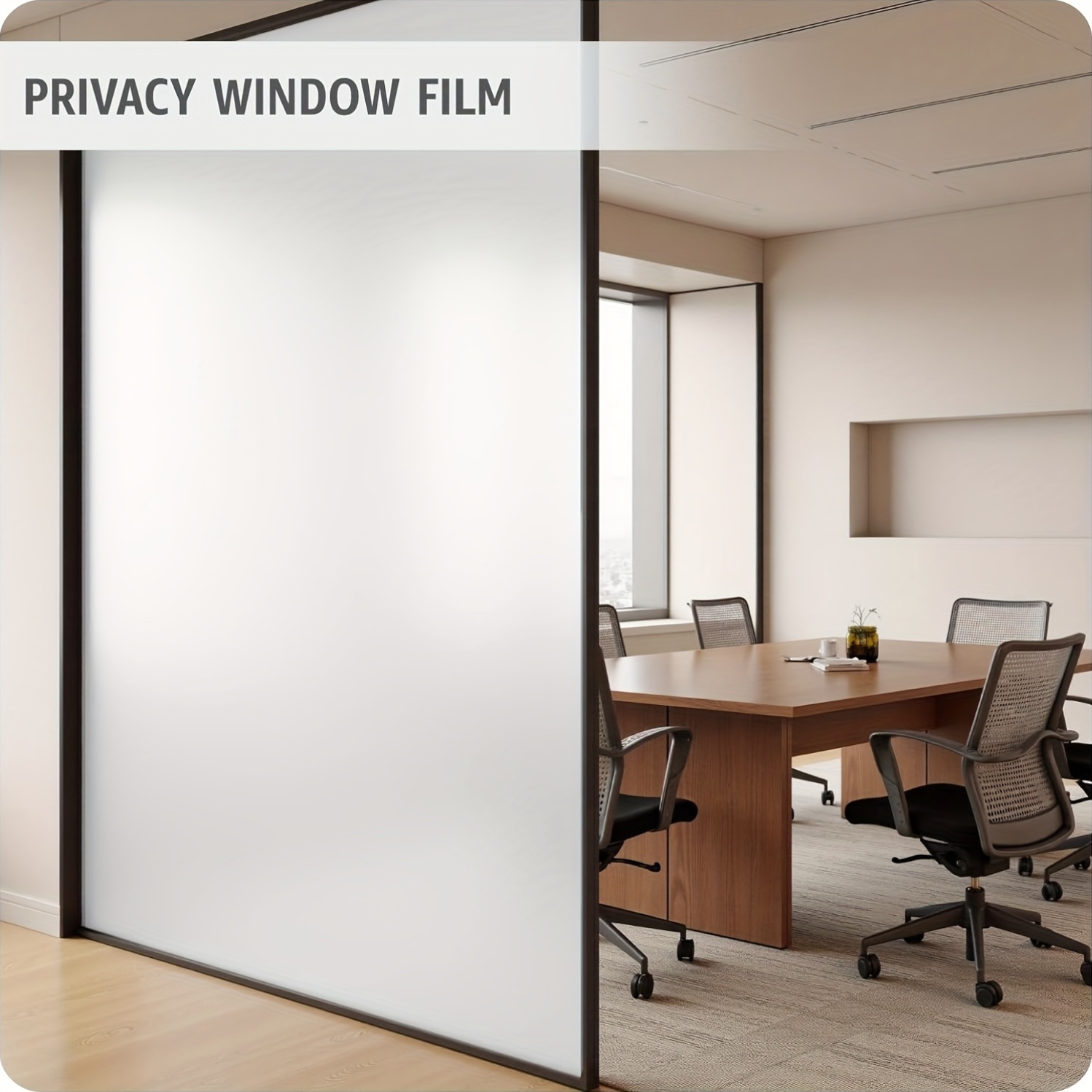 White Frosted Privacy Window F - Home Bathroom Window recension och pris