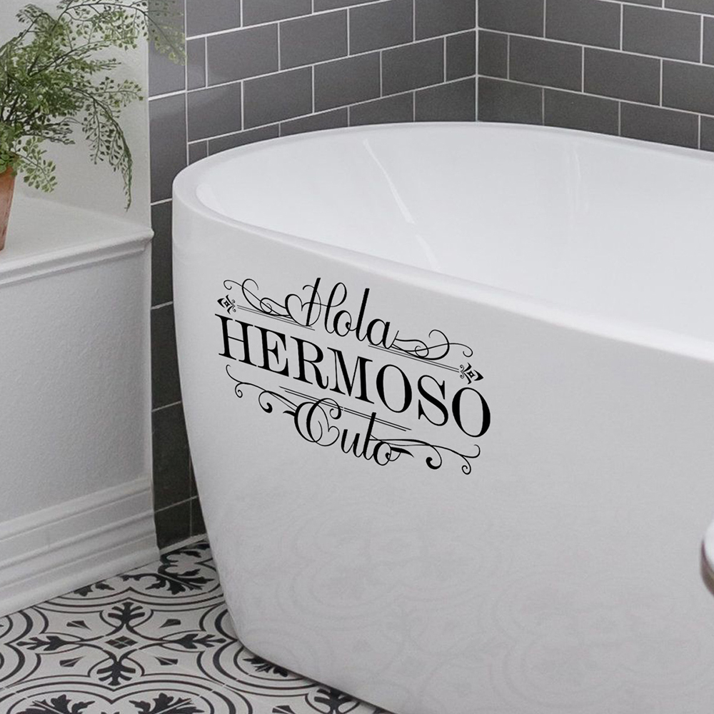 Spanish Funny Hola Heromoso To - Home Bathroom Floor Tiles recension och pris