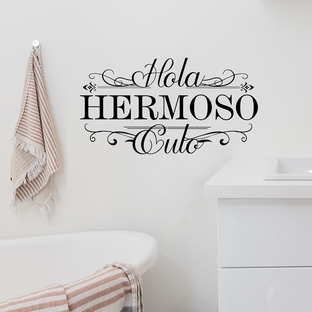 Spanish Funny Hola Heromoso To - Home Bathroom Floor Tiles recension och pris