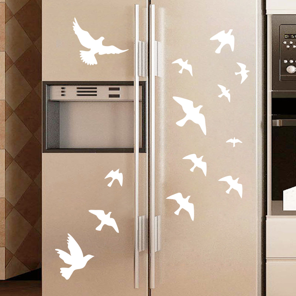 12Pcs/set Bird Wall Stickers H - Home Bathroom Floor Tiles recension och pris