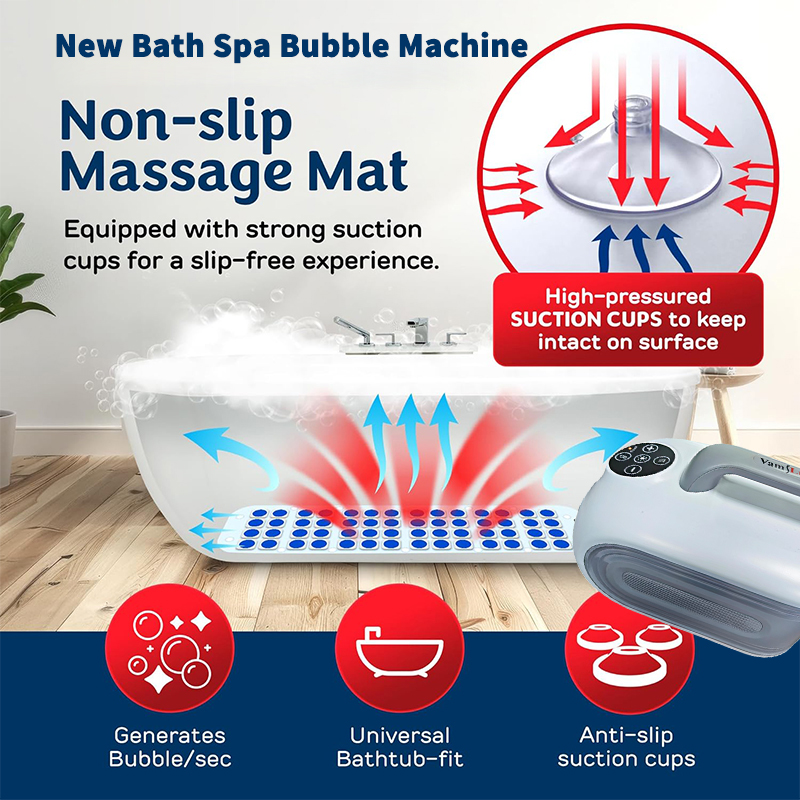 Bathtub Massage Mat Bubble Bat - Bathtub Pillow Inflatable recension och pris