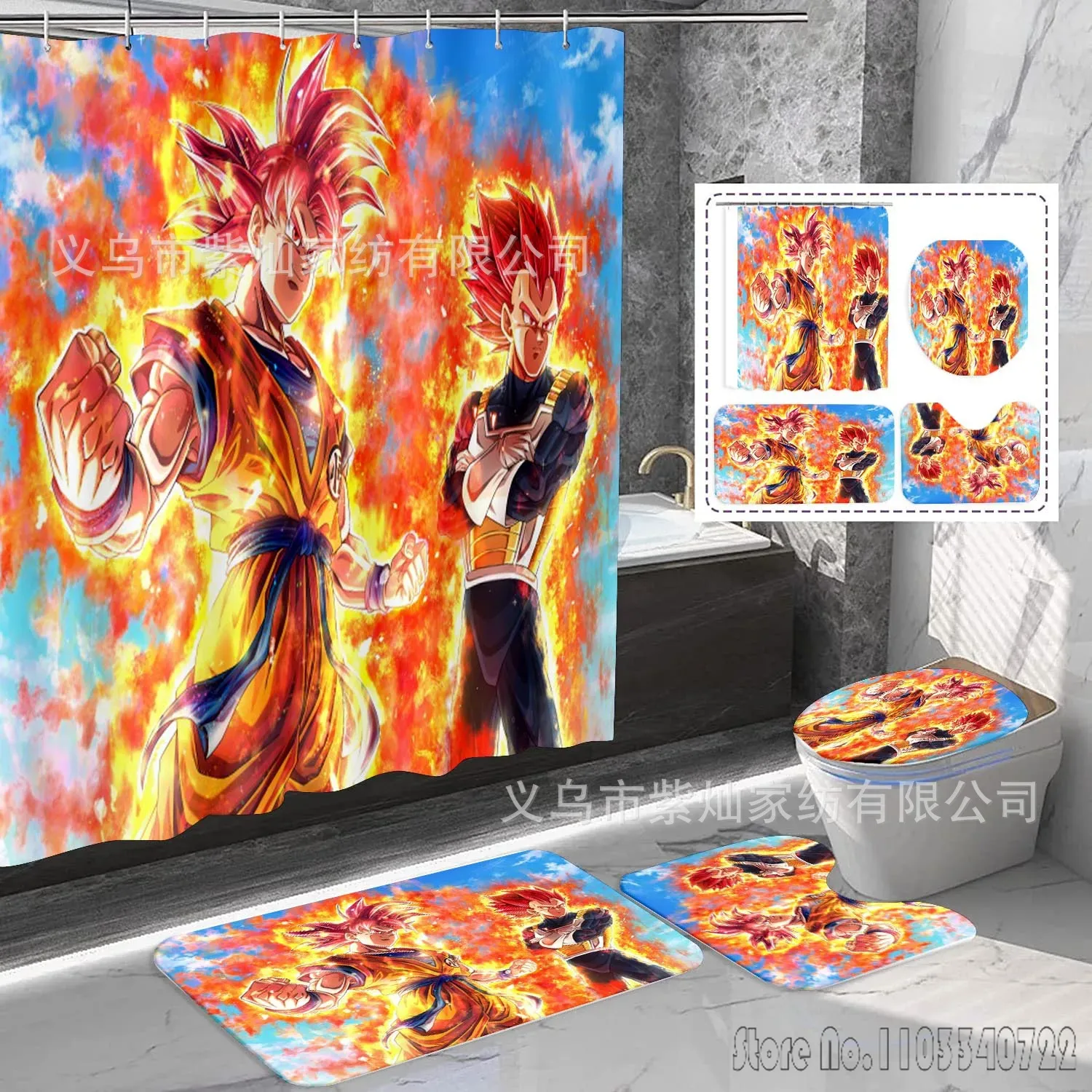 2026 Anime Dragon Ball Son Gok - Non Slip Bath Mat recension och pris