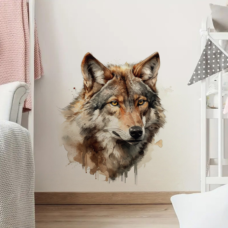 Wolf Wall Stickers, Toilet Sti - Home Bathroom Floor Tiles recension och pris