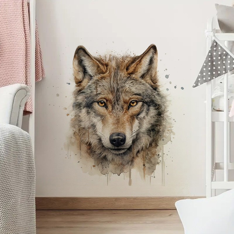 Wolf Wall Stickers, Toilet Sti - Home Bathroom Floor Tiles recension och pris