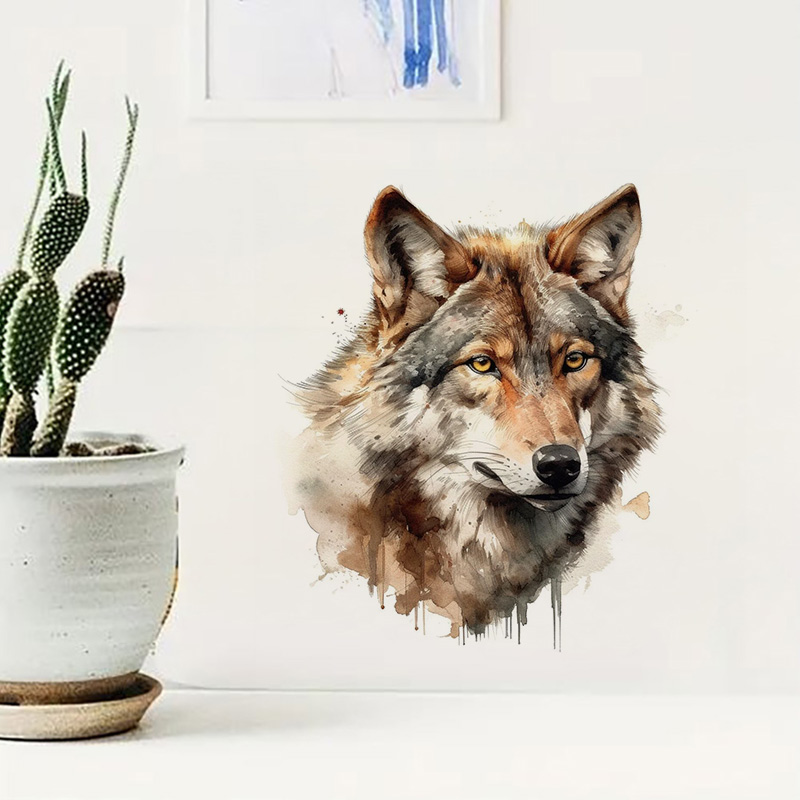 Wolf Wall Stickers, Toilet Sti - Home Bathroom Floor Tiles recension och pris