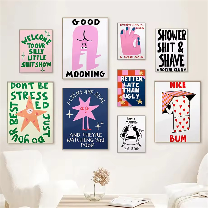 Humorous Slogan Nice Bum Carto - Home Bathroom Pictures recension och pris